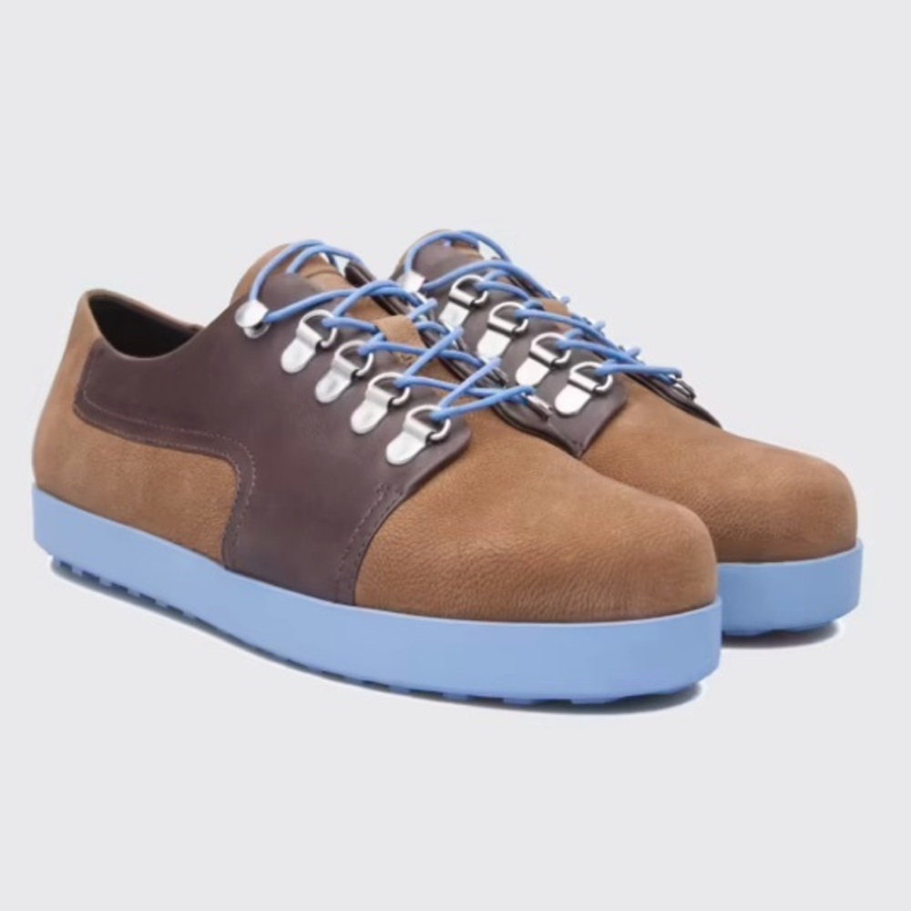Camper Beluga Hydrobuck Two Tone Brown/Blue Women’s Shoes Size 6.5-7 EU 37